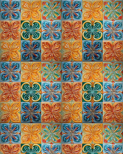 Mosaic Tile 12 Transfer Paper