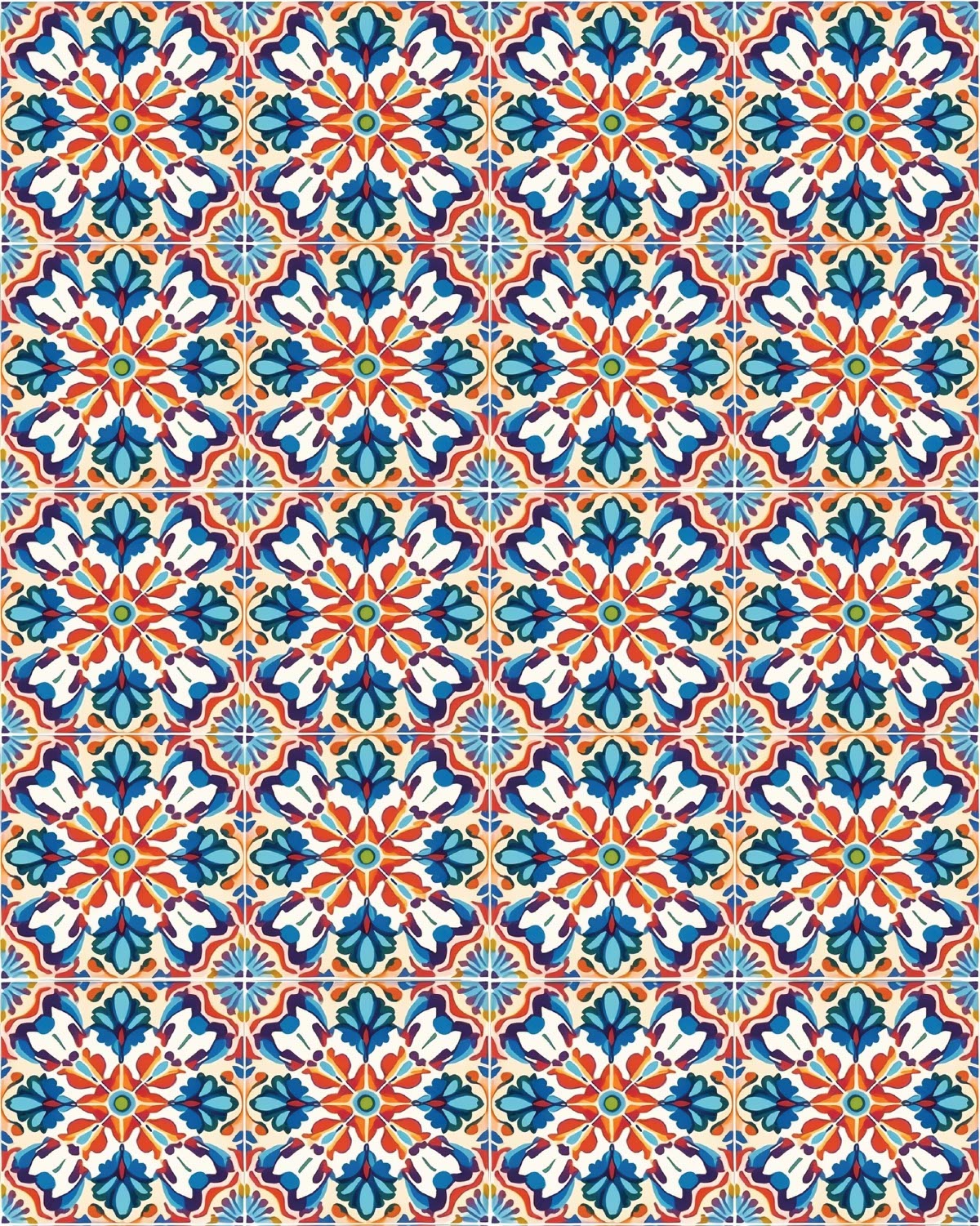 Mosaic Tile 13 Transfer Paper