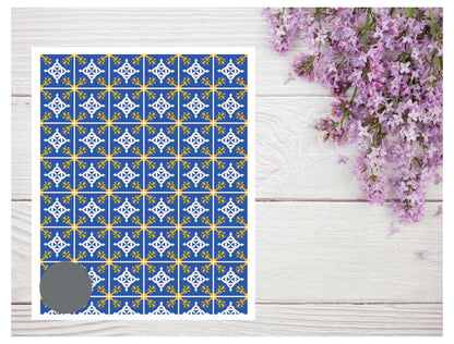 Mosaic Tile 14 Transfer Paper