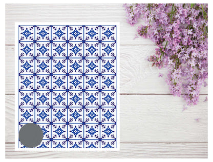 Mosaic Tile 18 Transfer Paper