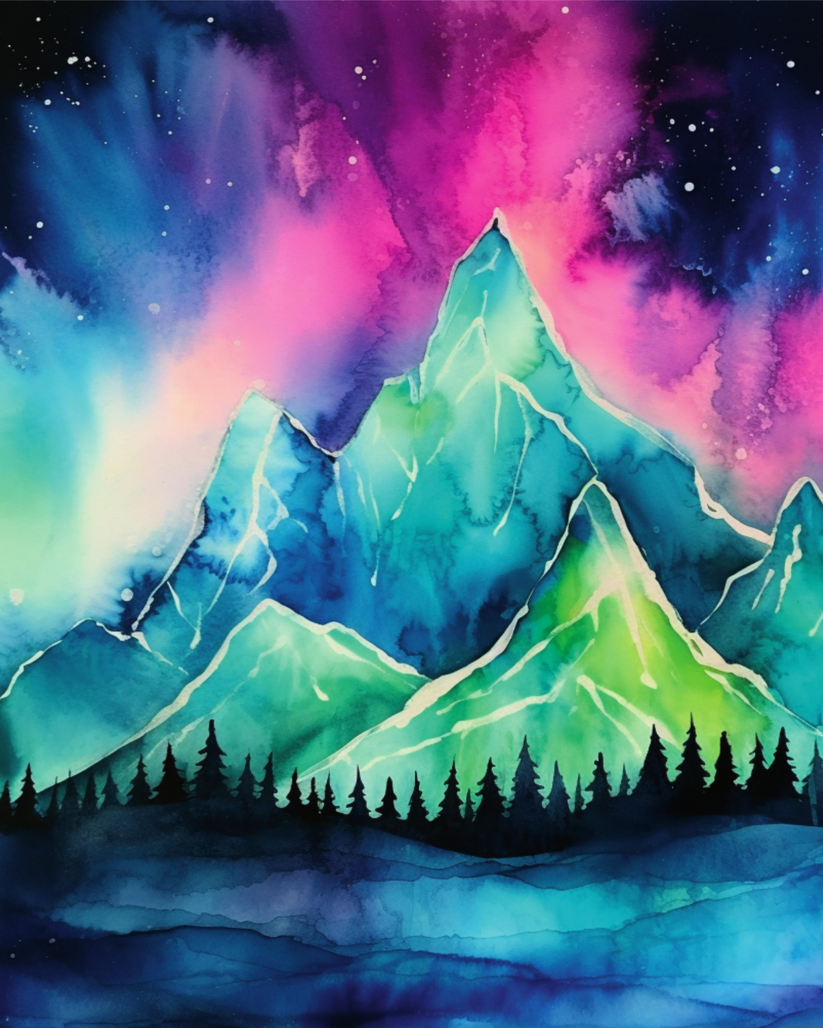 Northern Lights Transfer Paper 10