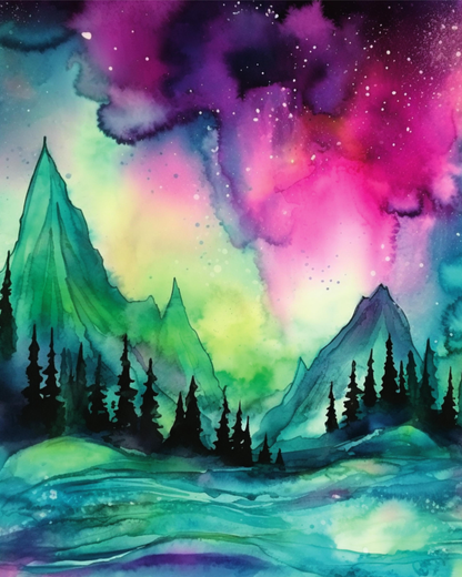 Northern Lights Transfer Paper 06