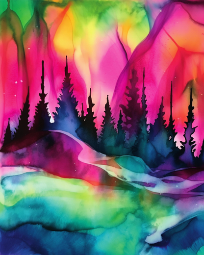 Northern Lights Transfer Paper 07