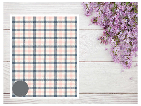 Plaid 07 Transfer Paper