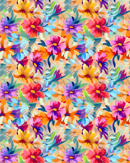 Watercolor Flowers 100 Transfer Paper