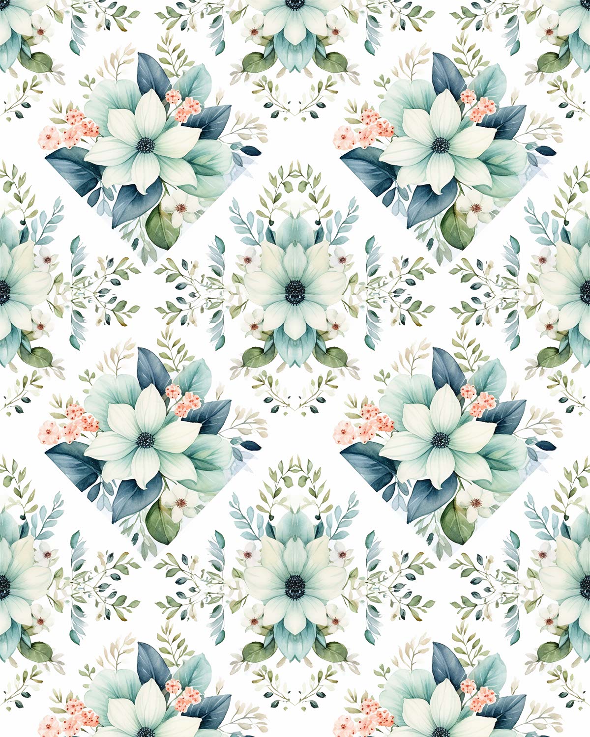 Watercolor Flowers 102 Transfer Paper