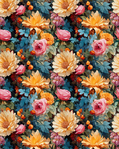 Watercolor Flowers 104 Transfer Paper