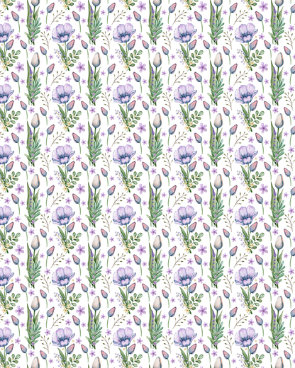 Watercolor Flowers 132 Transfer Paper
