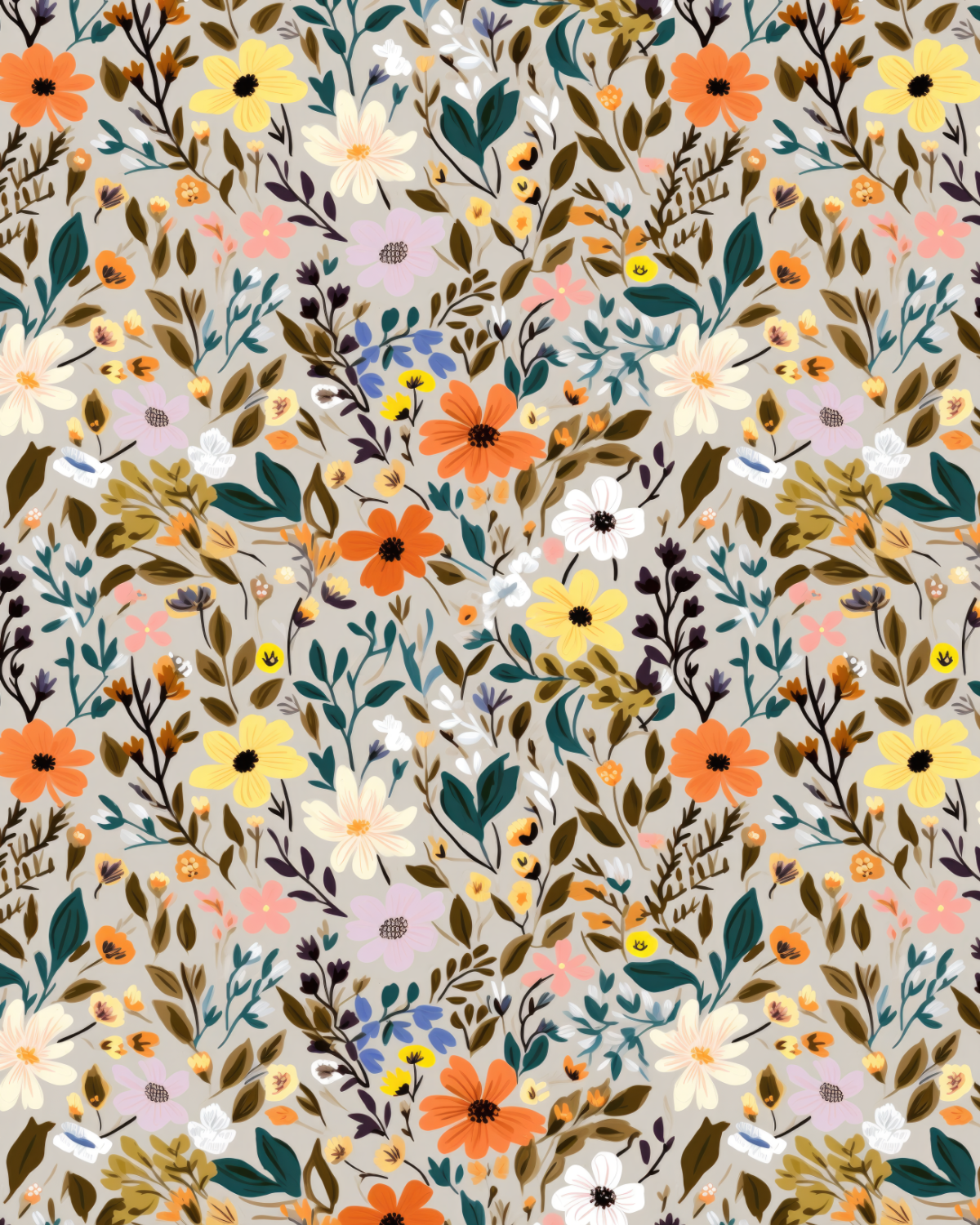 Watercolor Flowers 137 Transfer Paper