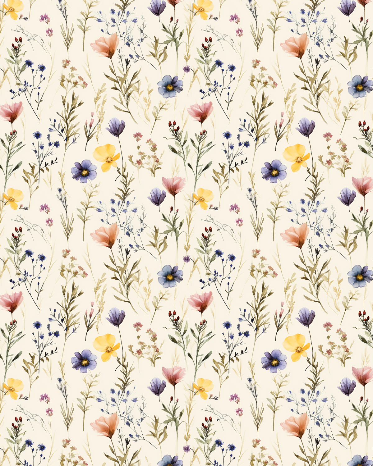 Watercolor Flowers 160 Transfer Paper