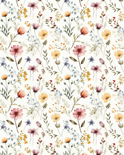 Watercolor Flowers 166 Transfer Paper