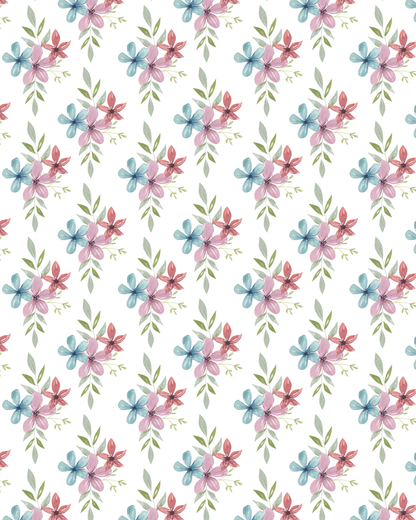 Watercolor Flowers 173 Transfer Paper