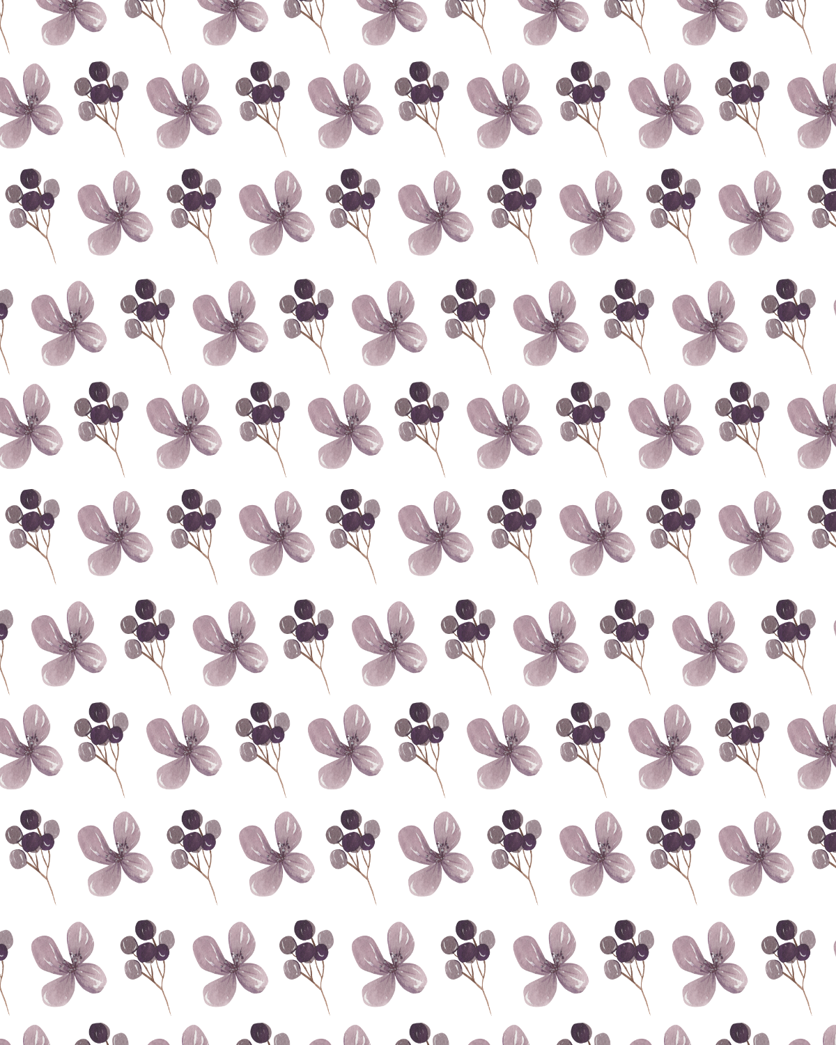 Watercolor Flowers 186 Transfer Paper