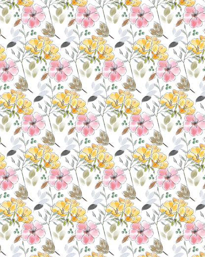 Watercolor Flowers 217 Transfer Paper