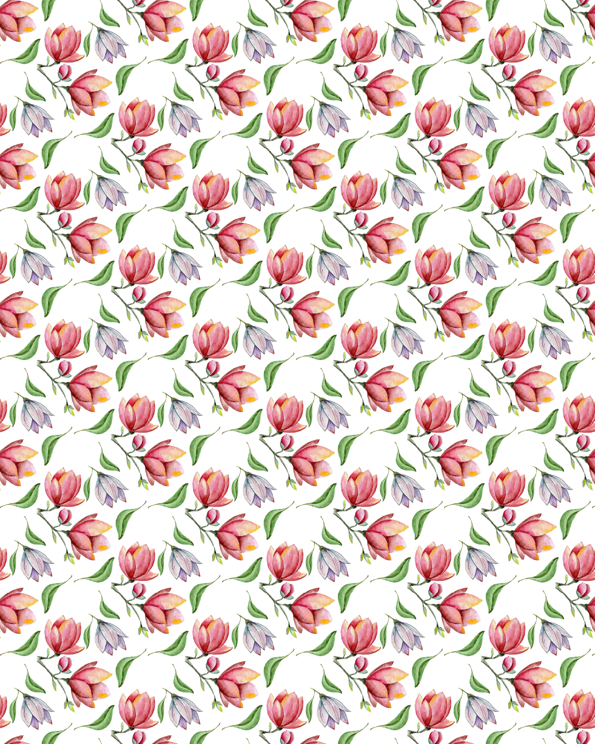 Watercolor Flowers 218 Transfer Paper