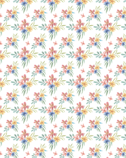 Watercolor Flowers 230 Transfer Paper