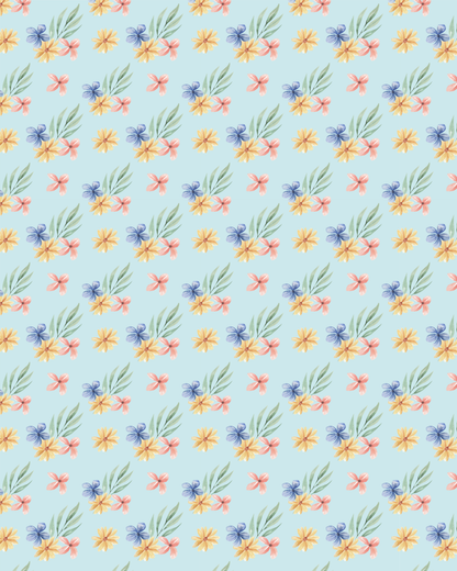 Watercolor Flowers 232 Transfer Paper