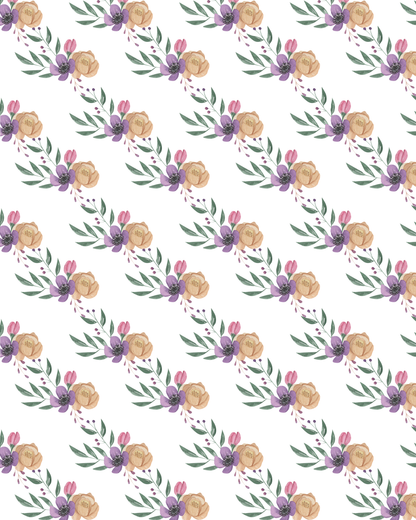 Watercolor Flowers 239 Transfer Paper