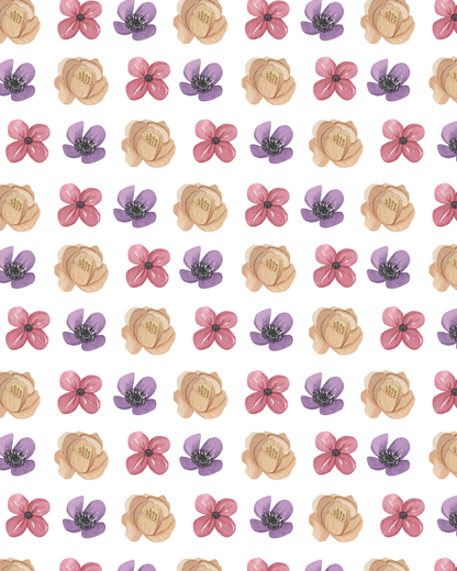 Watercolor Flowers 240 Transfer Paper