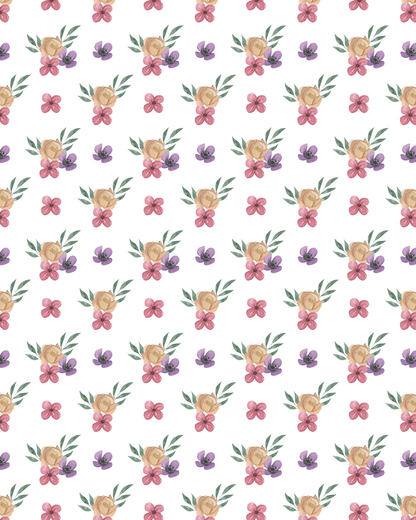 Watercolor Flowers 245 Transfer Paper