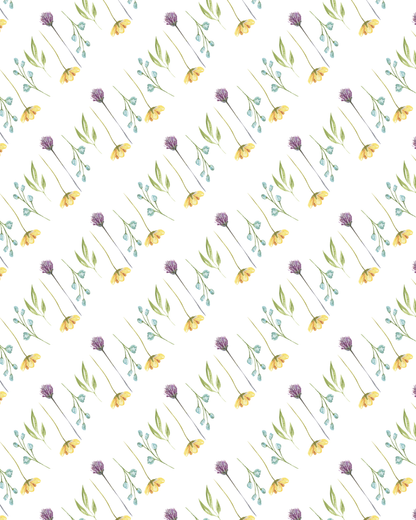 Watercolor Flowers 253 Transfer Paper