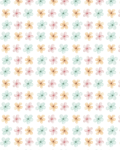 Watercolor Flowers 257 Transfer Paper