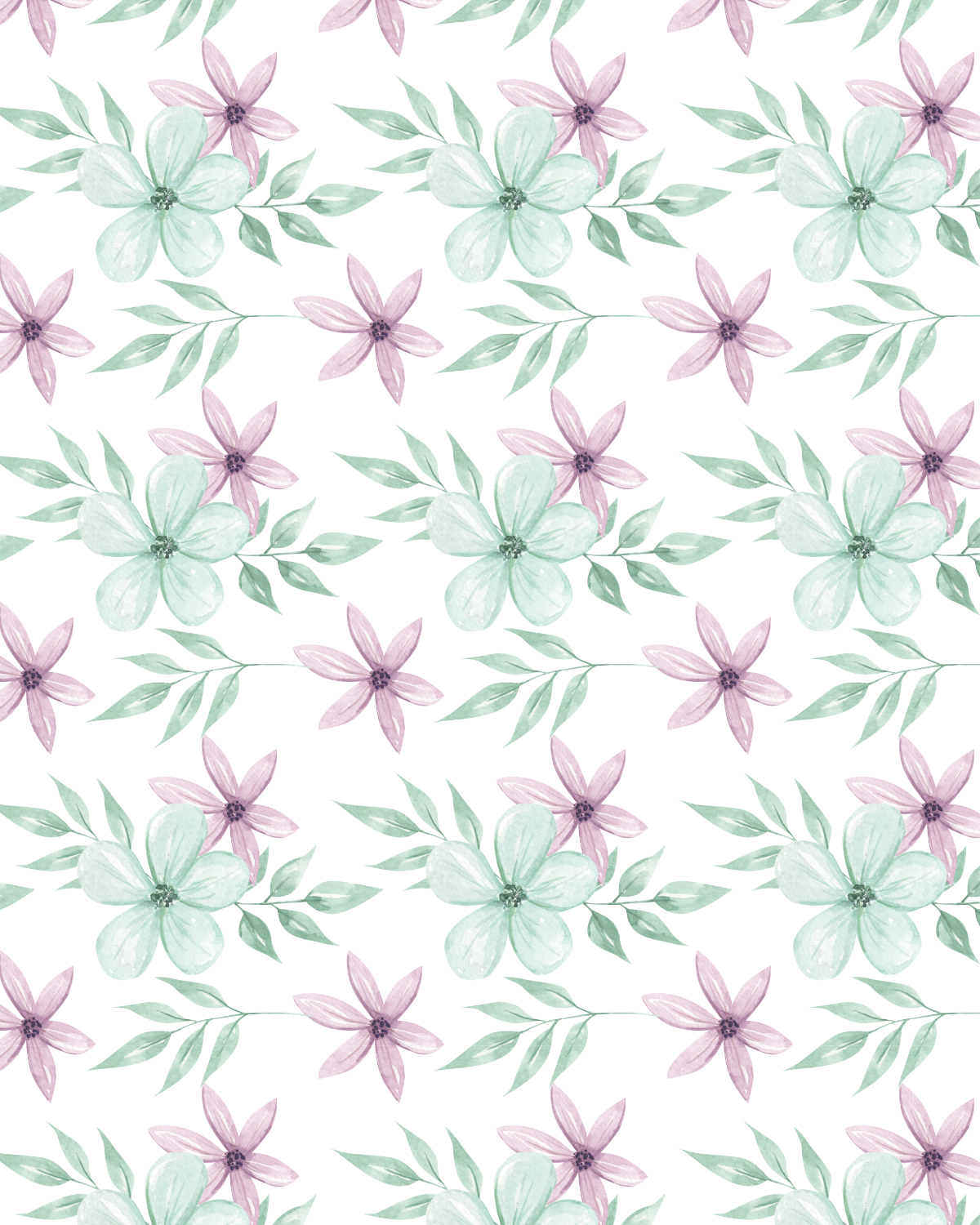 Watercolor Flowers 265 Transfer Paper