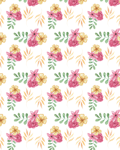 Watercolor Flowers 282 Transfer Paper