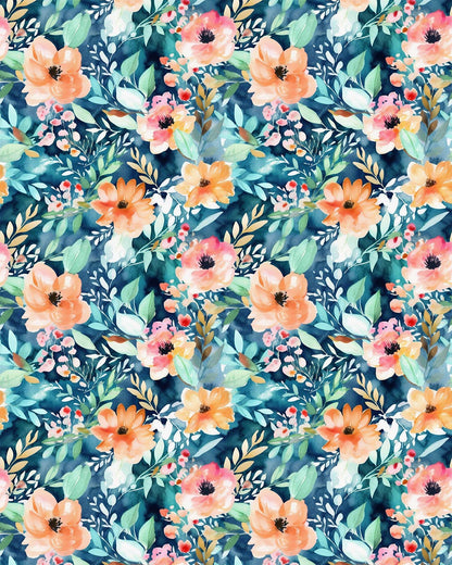 Watercolor Flowers 034 Transfer Paper