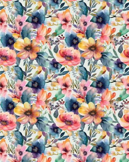 Watercolor Flowers 038 Transfer Paper