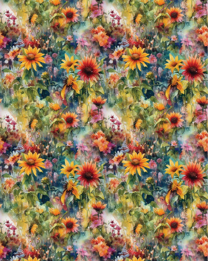 Watercolor Flowers 049 Transfer Paper