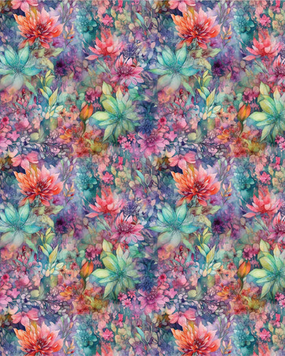 Watercolor Flowers 059 Transfer Paper