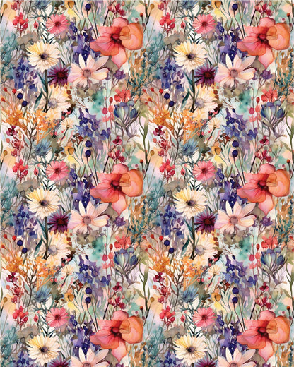 Watercolor Flowers 071 Transfer Paper