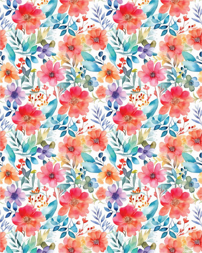 Watercolor Flowers 073 Transfer Paper