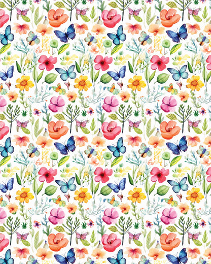 Watercolor Flowers 076 Transfer Paper