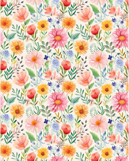 Watercolor Flowers 077 Transfer Paper