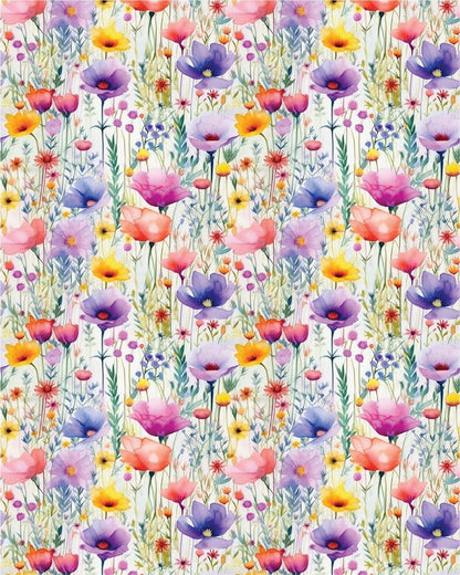 Watercolor Flowers 082 Transfer Paper