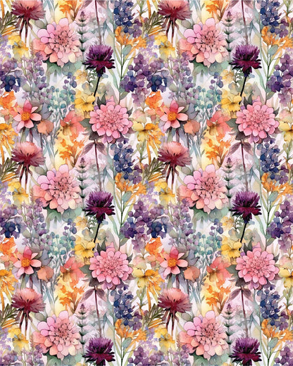 Watercolor Flowers 090 Transfer Paper