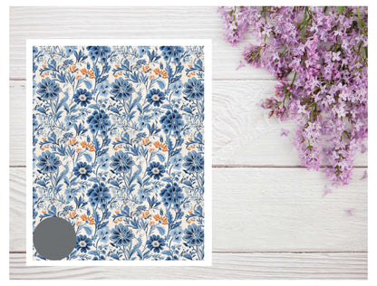 Watercolor Flowers 122 Transfer Paper