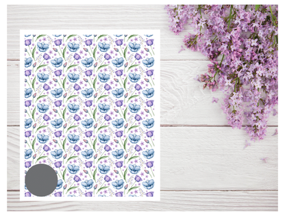 Watercolor Flowers 124 Transfer Paper