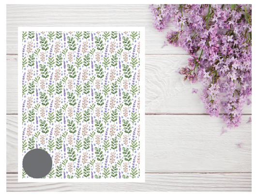 Watercolor Flowers 126 Transfer Paper