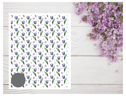 Watercolor Flowers 127 Transfer Paper