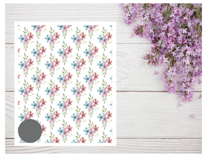 Watercolor Flowers 173 Transfer Paper