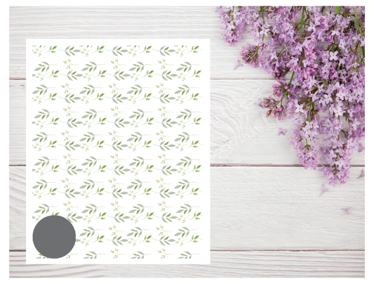 Watercolor Flowers 175 Transfer Paper