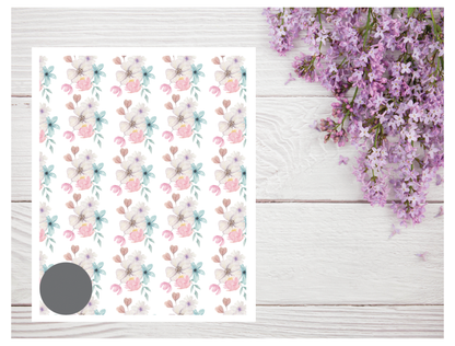 Watercolor Flowers 181 Transfer Paper