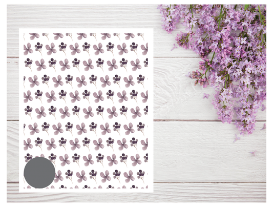 Watercolor Flowers 186 Transfer Paper