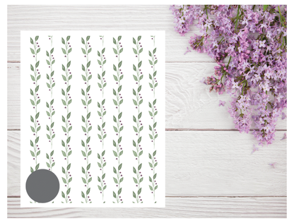 Watercolor Flowers 188 Transfer Paper