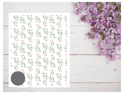 Watercolor Flowers 199 Transfer Paper