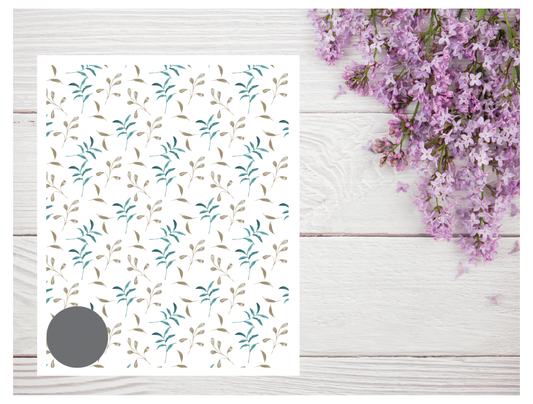 Watercolor Flowers 207 Transfer Paper