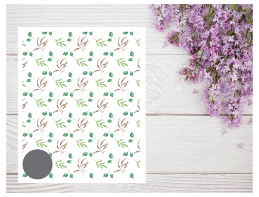 Watercolor Flowers 209 Transfer Paper